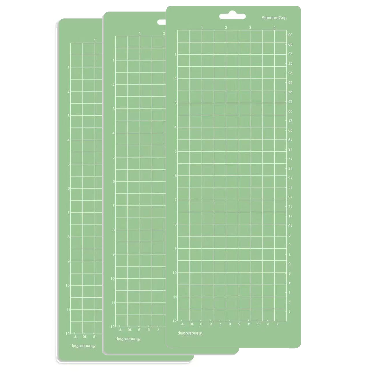 Cricut Joy snijmat compatibel met 3 griptypen (standaard//sterk klevend) - 4,5x12 inch PVC knutselmat: WIT