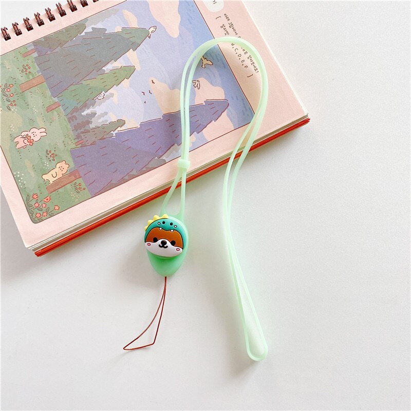 Cute Keychain Straps Rope Mobile Phone Neck Strap Lanyard for ID Card key chain USB badge holder DIY Lariat Lanyard Hang String: FR521-6