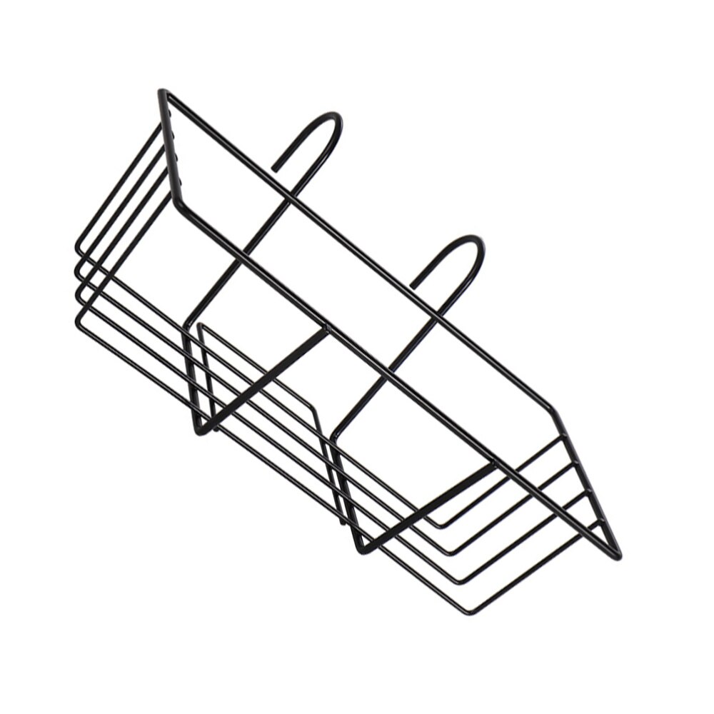 Uchwyt na doniczkę żelazny uchwyt robić powieszenia ogród balkon doniczka półka wisząca: czarny