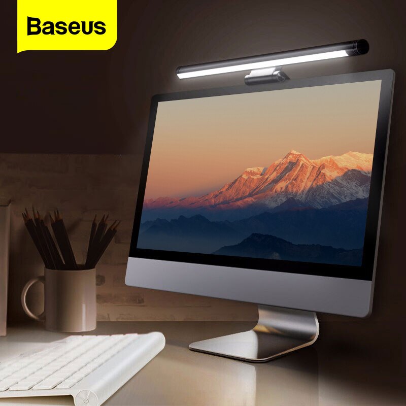 Baseus Screen Led Bar Bureaulamp Pc Computer Laptop Scherm Opknoping Licht Bar Tafellamp Kantoor Studie Leeslamp Voor lcd Monito