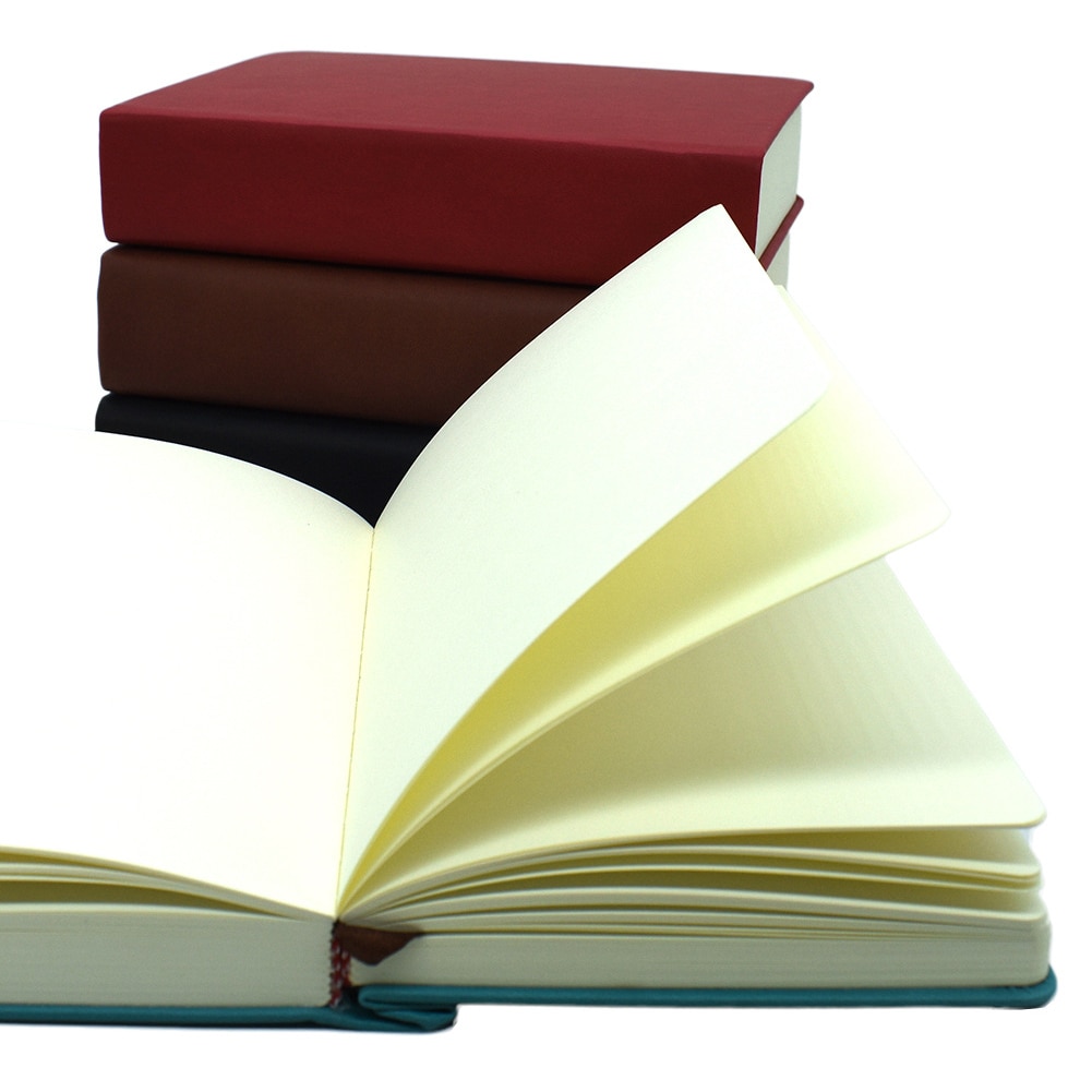 A4 A5 A6 miękkie skórzane etui zeszyt podróż dziennik bardzo grube prezent szkoła papiernicze biznes z pustymi stronami 330 arkuszy zeszyt