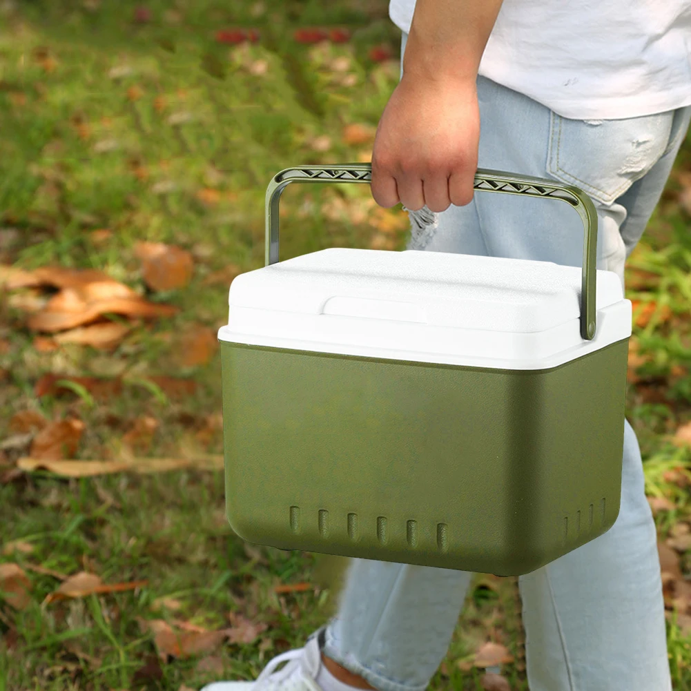 6L Car Mini Fridge Portable Insulated Cooler Household Dual-Use Multipurpose for Home Camping Traveling