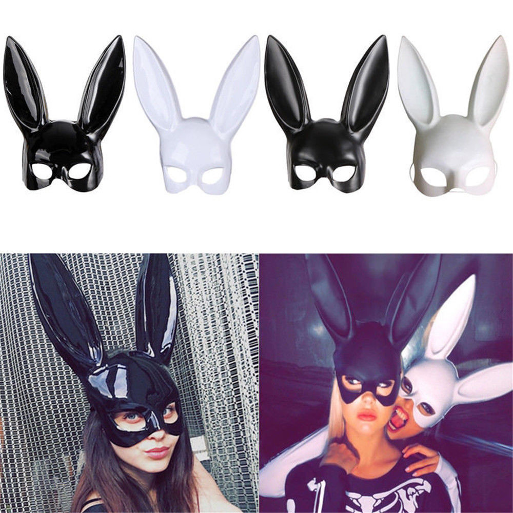 Half Gezicht Konijn Oor Masker Bunny Oor Masker voor Bar Party Kostuum Cosplay