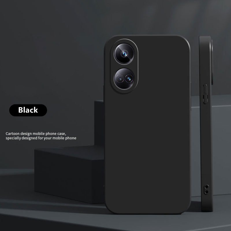 Schutzhülle für oppo  a98 5g Original  a98 flüssigsilikon-schutzhülle aus weichem tpu für oppo  a98: Schwarz