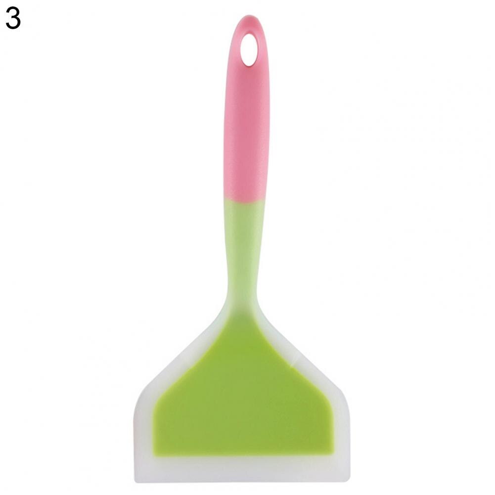 Silicone Kitchenwares Cooking Utensils 10 Styles Spatula Frying Pan/Nougat Shovels Kitchen Scraper Wide Pizza Cooking Tools: 3