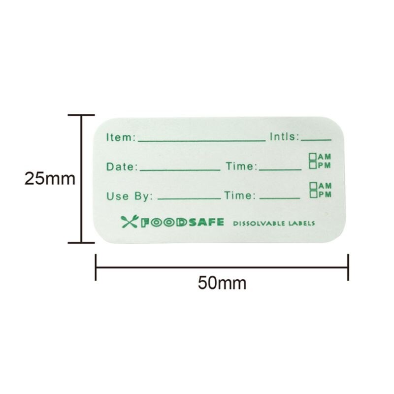 250pcs/roll Kitchen Food Storage Labels Refrigerator Freezer Adhesive Sticker Home Restaurant Use Baking Package Stickers