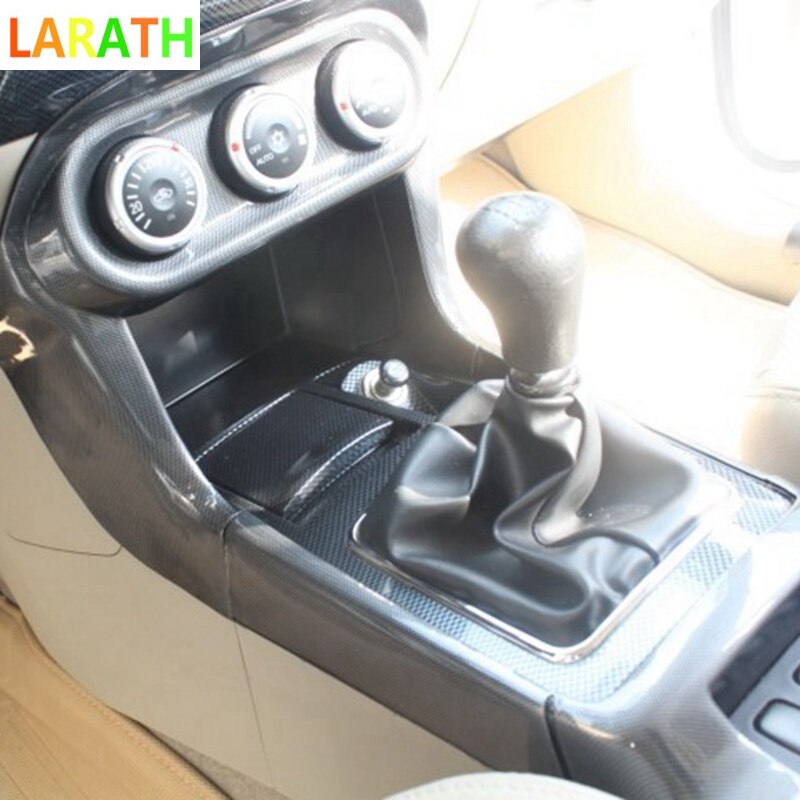For Mitsubishi Lancer Carbon Fiber Dashboard Instrument Panel Box Trim Cover Bezel Molding Accessories