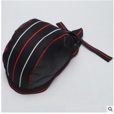 Malla de retales para hombre y mujer, Chef, cocinero de cocina de restaurante, sombreros de Ropa de Trabajo, Boina, Hotel, Bakey, camarero de café con tapa respirable: 5