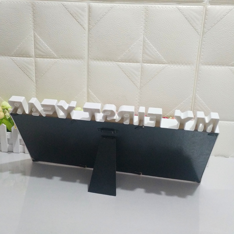 Baby Memorial Growing Picture Frame 1-12 Month Baby Photo Frame Display Kids Birthday Home Room Decor Wall Decorations