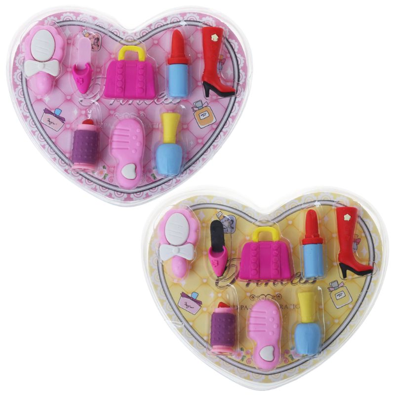 6 teile/satz Kawaii Keks Milch Gummi Bleistift Radiergummi freundlicher Schüler Schule Schreibwaren G92E: 44