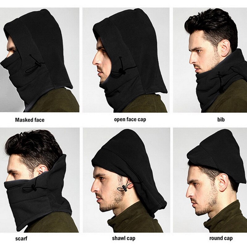 Winter Warmer Thermal Windproof Balaclava Cold Weather Hat Helmet Liner Full Face Caps Men Women Cap Beanies