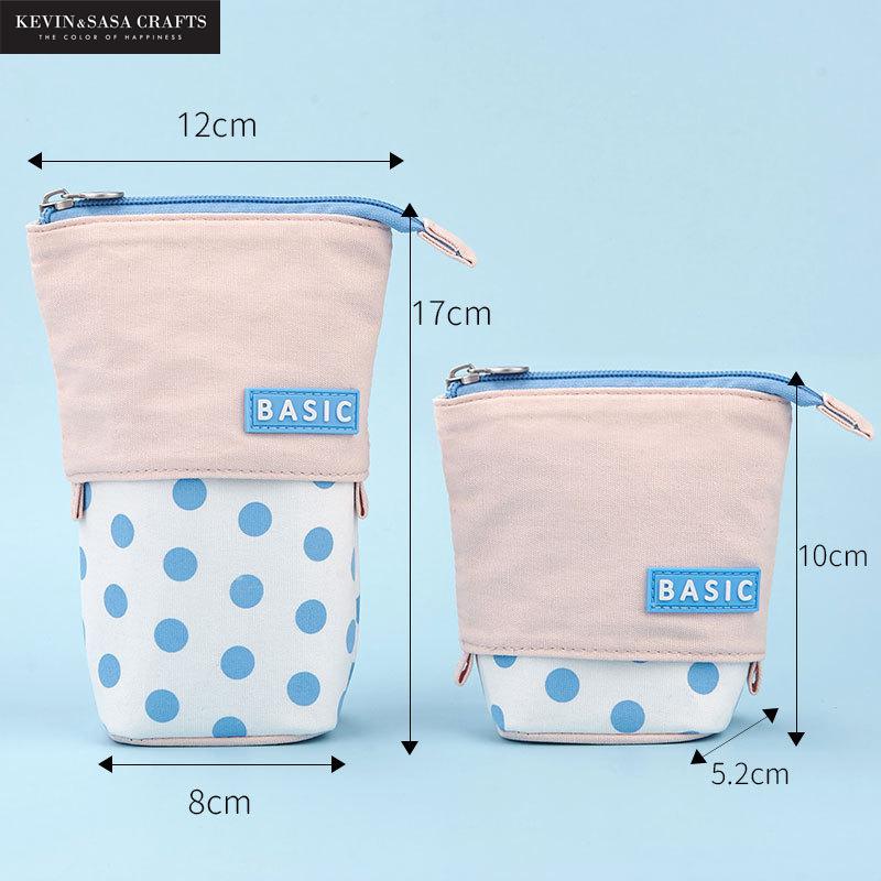 Leuke Stippen Flexibele Etui Stof Schoolbenodigdheden Potlood Tas Briefpapier School Leuke Pennenbakje Door Kevin & Sasa ambachten