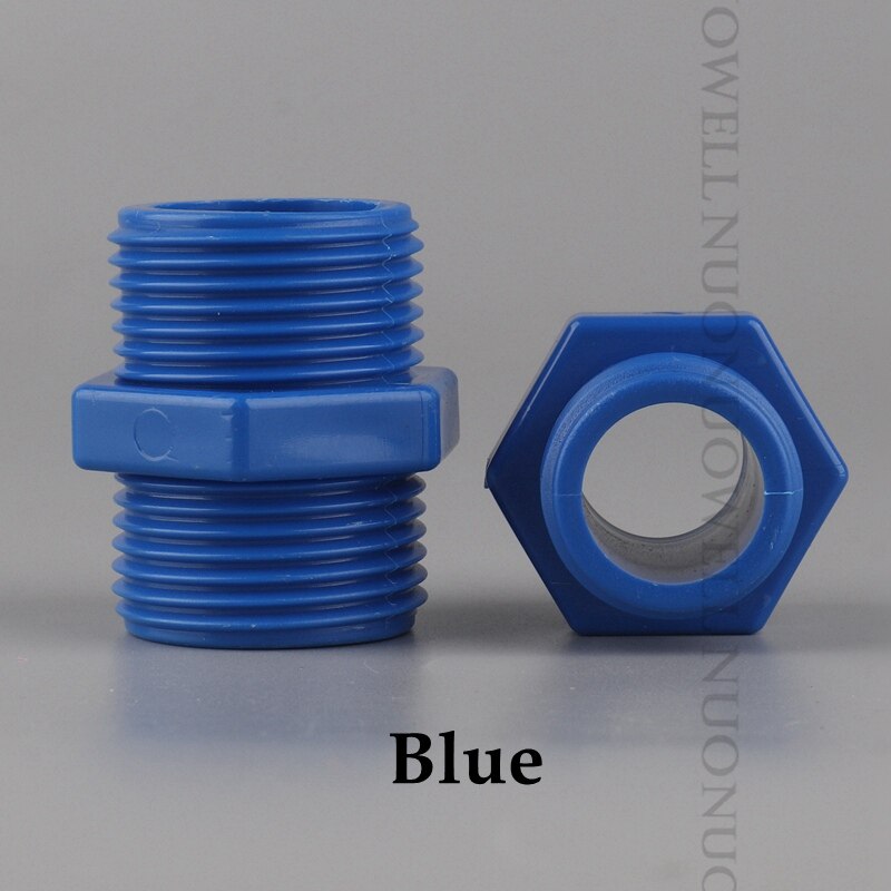 1/2"~2" Male Thread PVC Nipple Connector PVC Pipe Fitting Coupler Adapter Water Tube Connector For Garden Irrigation