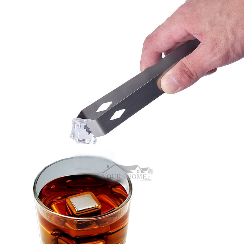 Pegador de gelo para churrasco, pinça de pegar comida, gelo, acessórios de cozinha, louças de gelo