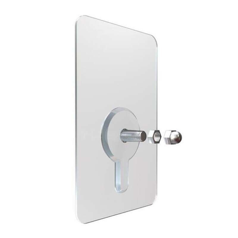 BASUPPLY 4 teile/los Punch-freies Schrauben Wand Haken Nagel Starken Klebstoff Montage Rack Anhänger Paste Schraube Stange Wand Haken