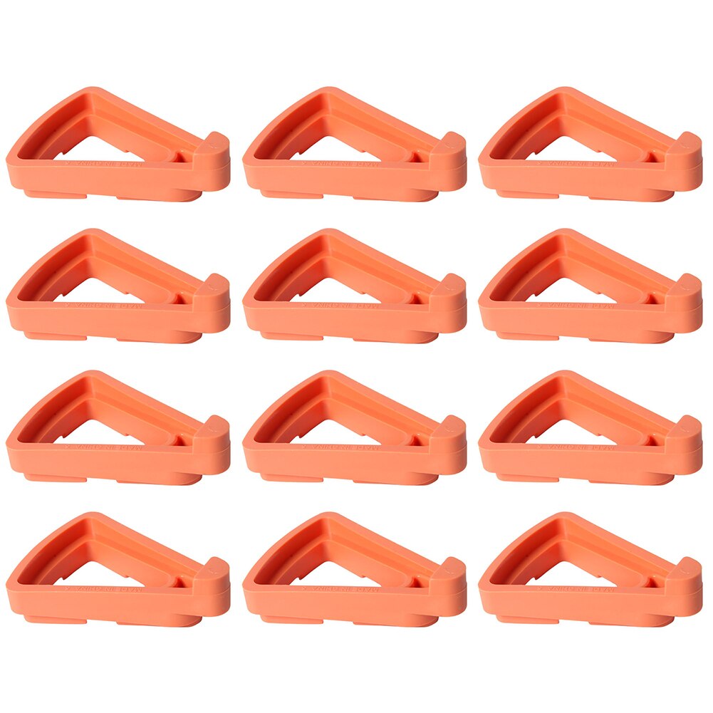 12 pièces coussin de pot de fleurs coussinet de pied fleurs d'intérieur domestiques plantes en pot pot de fleurs Support de fond mobile plaque de Support de plante: 7x5.5x2cm