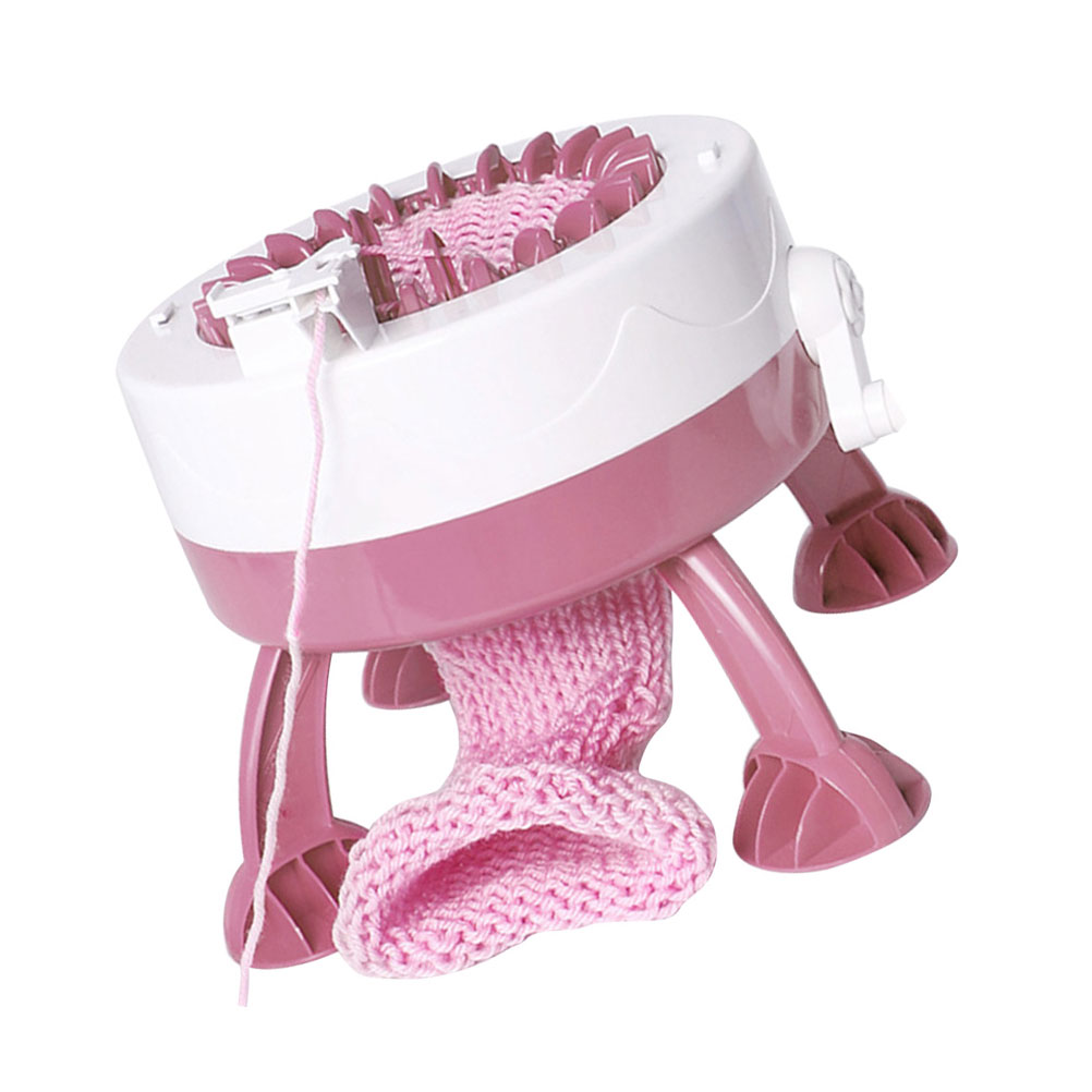 1 Set Knitting Stylish Plastic Knitting Machine Small Size Knitting Machine