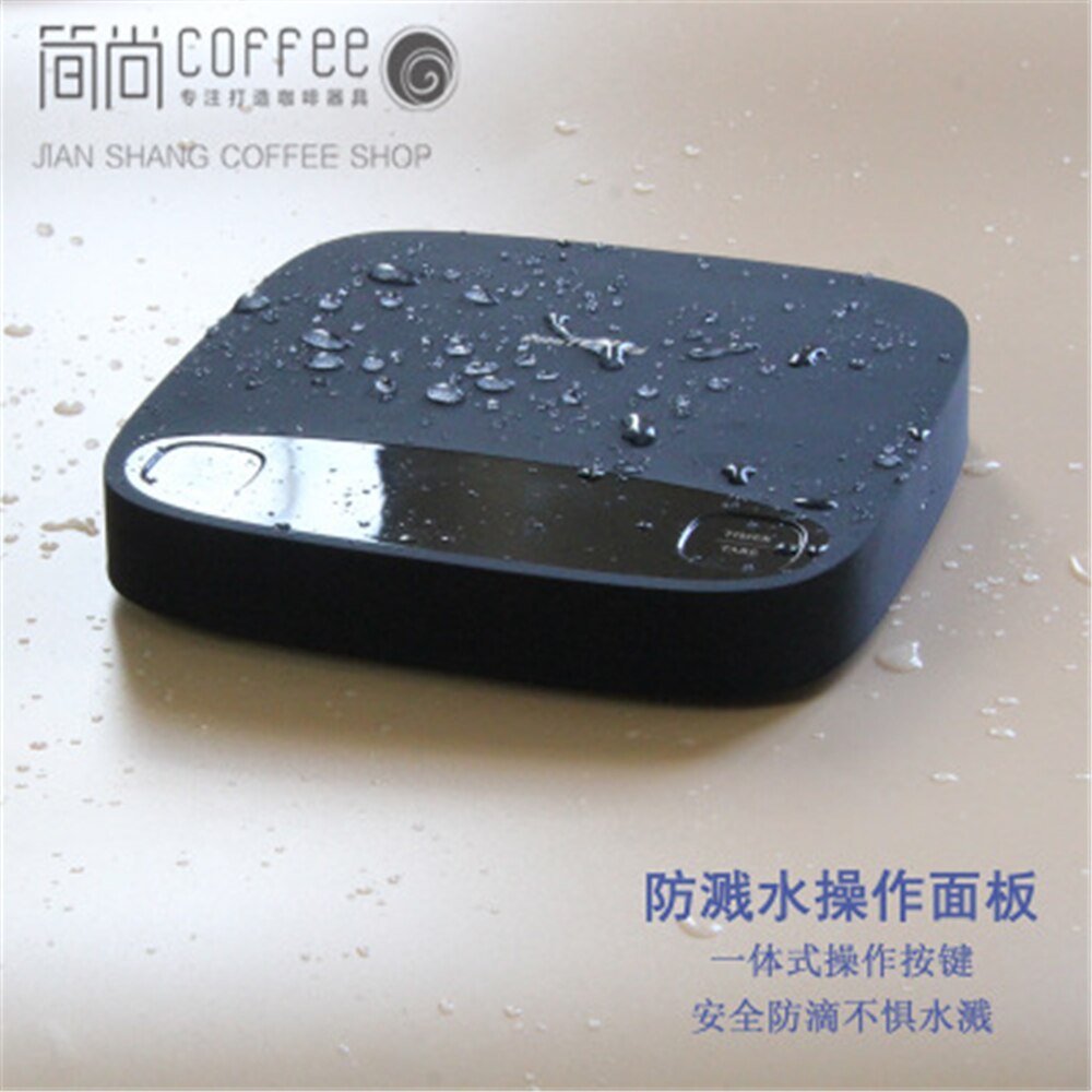 Smart Koffie Schaal Met Timer 2Kg/0.1G Waterdichte Elektronische Weegschaal Digitale Keukenweegschaal Usb Lading Drip Koffie schalen Met Led