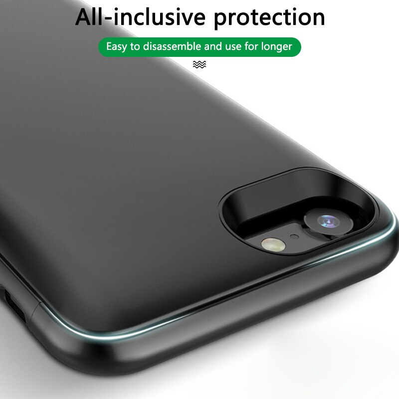 4000mAh Battery Charger Case for iPhone SE SE2 case Ultra Slim Power Bank Charging Case Cover for iphone SE2 SE