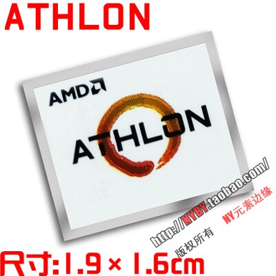 Original AMD Ryzen Ruilong PRO R7 R5 R3 5000 series CPU computer sticker notebook label: ATHLON