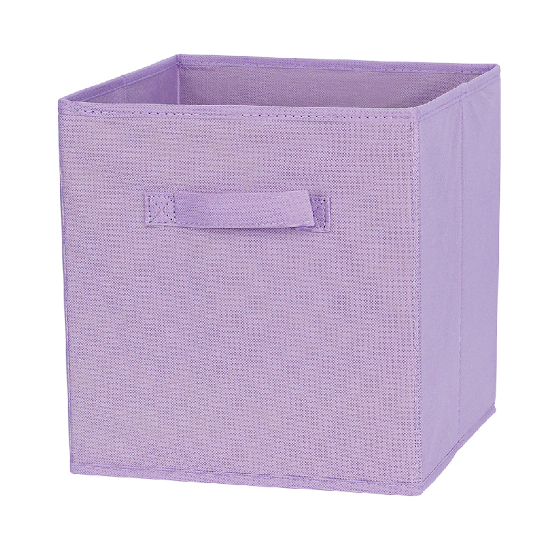 Non Woven Fabric Bin Fabric Cloth Storage Box for Book Clothes Toys Storage Foldable Closet Drawer Storage Organizer Bins Basket: Orange