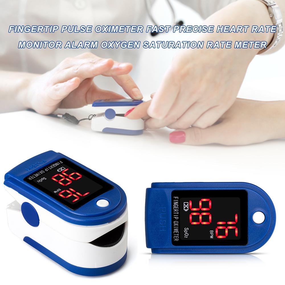 Blut Oximeter Finger Clip Blut Oximeter Finger Puls Sauerstoff Sättigung Monitor Finger Puls Sauerstoff Meter Herz Bewertung Meter