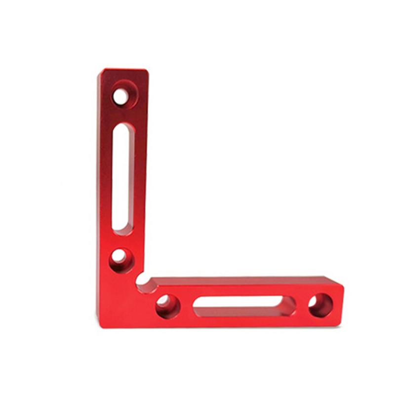 90 Degree Positioning Block Squares Right Angle Clamps Woodworking Carpenter Tool 120x120mm L Block Square Aluminium Alloy
