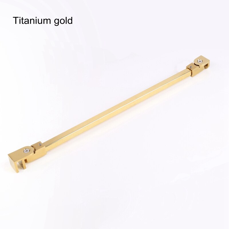 Stainless Steel Shower Room Accessory Glass Supporting Bar Frameless Glass Door Fixed Panel Wall-To-Glass Support Bar Clamp