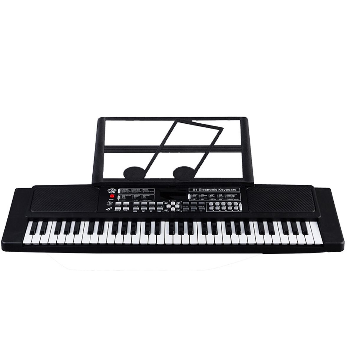 61 nøgler musik elektronisk keyboard elektrisk digitalt klaverorgel med mikrofon / musikstativ