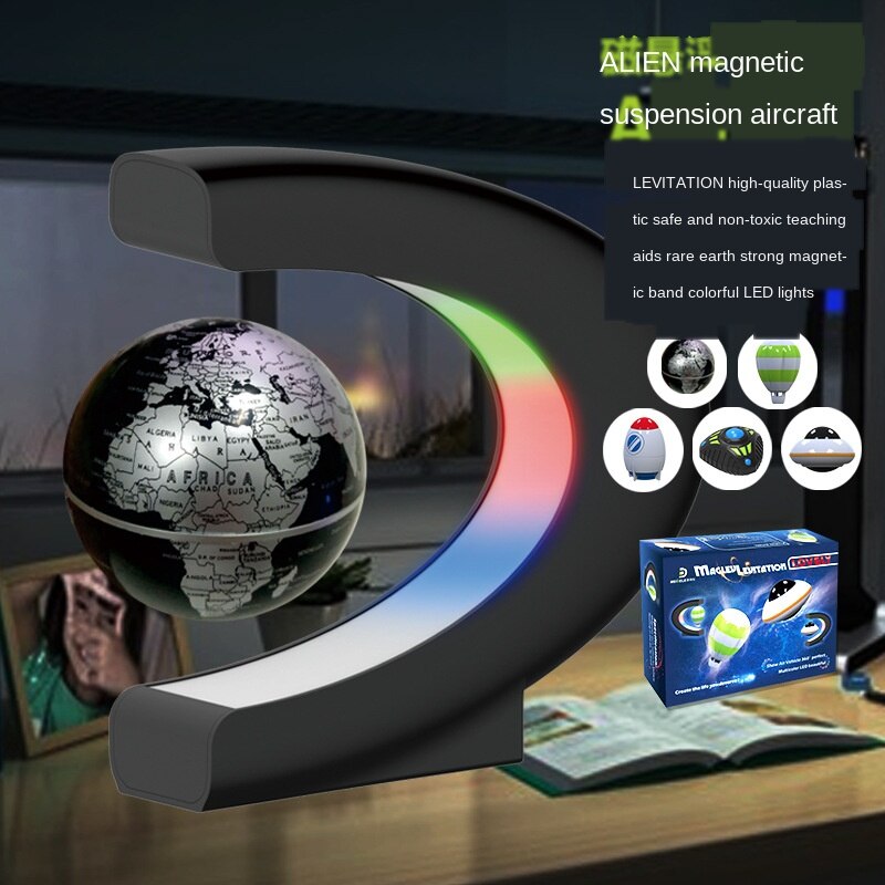 Levitación magnética de alta tecnología juguetes educativos de ciencia ficción levitación magnética platillo volador cohete tierra