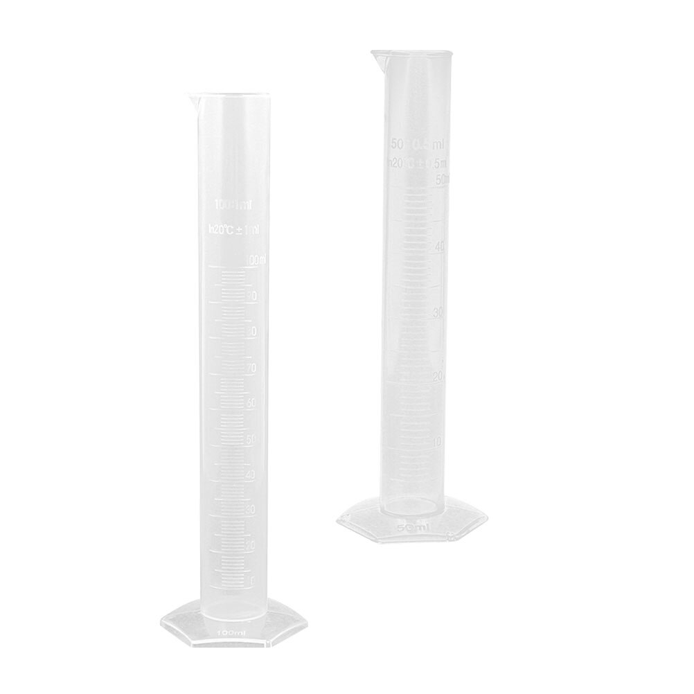 1Pc Plastic Cylinders Measuring Cylinders Test Tube with Scale: Picture 225X7CM