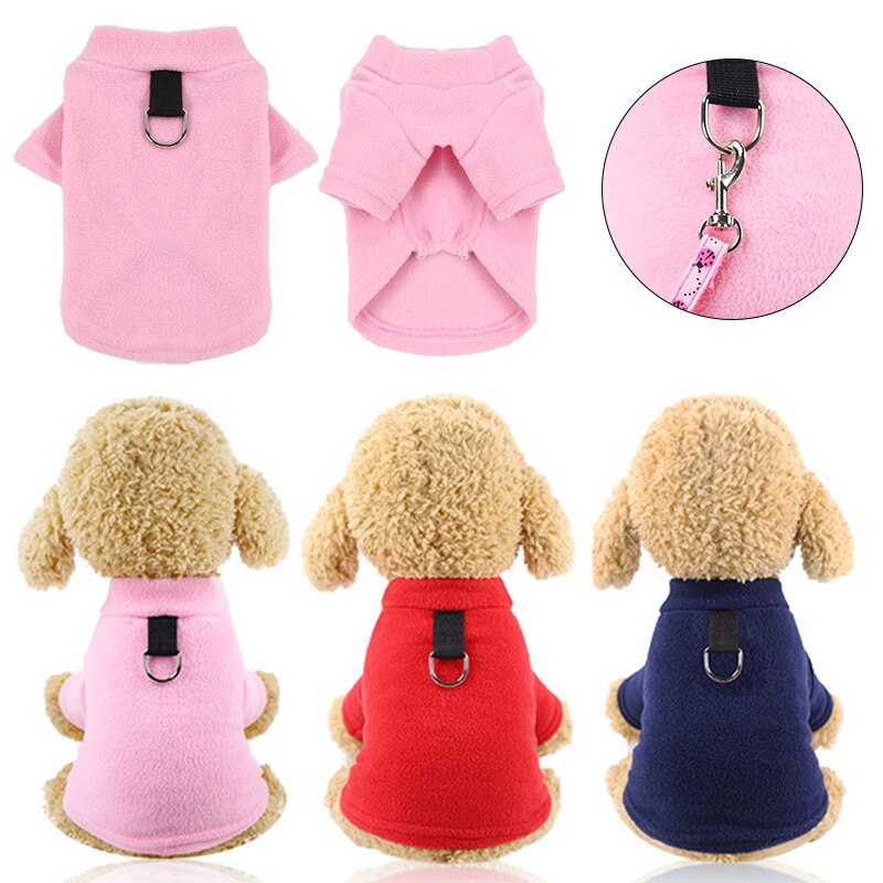 Warme Hund Mantel Vlies Winter Hund Kleidung Französisch Bulldogge Mops Chihuahua Haustier Welpen Kleidung Kleine Hund Jacke Kleidung für Hund mäntel
