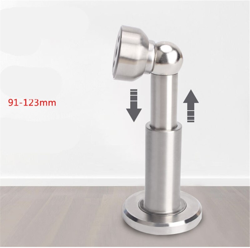Heavy Duty Stainless Steel Magnetic Door Stopper Hidden Door Holders Catch Floor X4YD