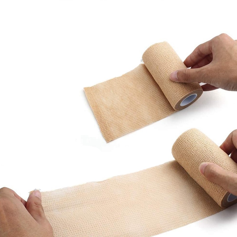 6 Packs First Aid Self Adhesive Cohesive Bandage, 10X450cm, Self Adherent Wrap, Non Woven Bandage Wrap
