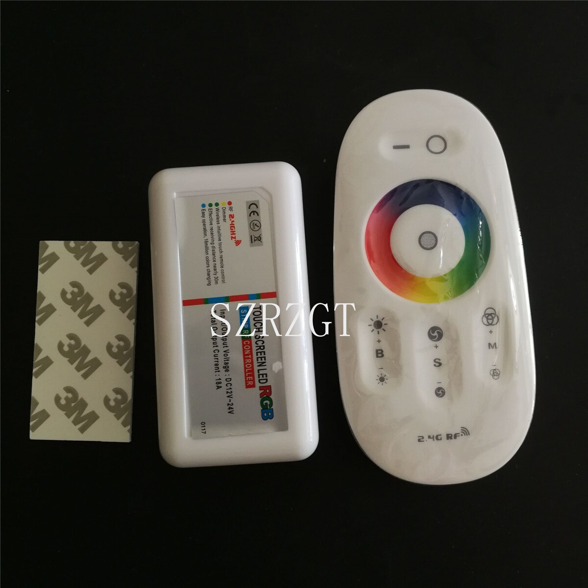 Touch Screen LED RGB/RGBW Controller 2.4G Draadloze DC12-24V Touch RF Afstandsbediening Voor RGB/RGBW LED strip