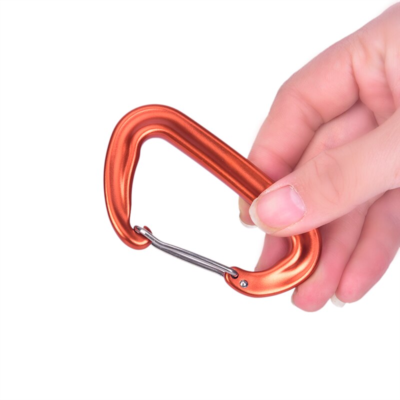 1PC Outdoor Climbing Snap Clip Lock Buckle Aluminum Alloy Carabiner Keychain Safety Balance Carabiner Clasp Camping Outdoor