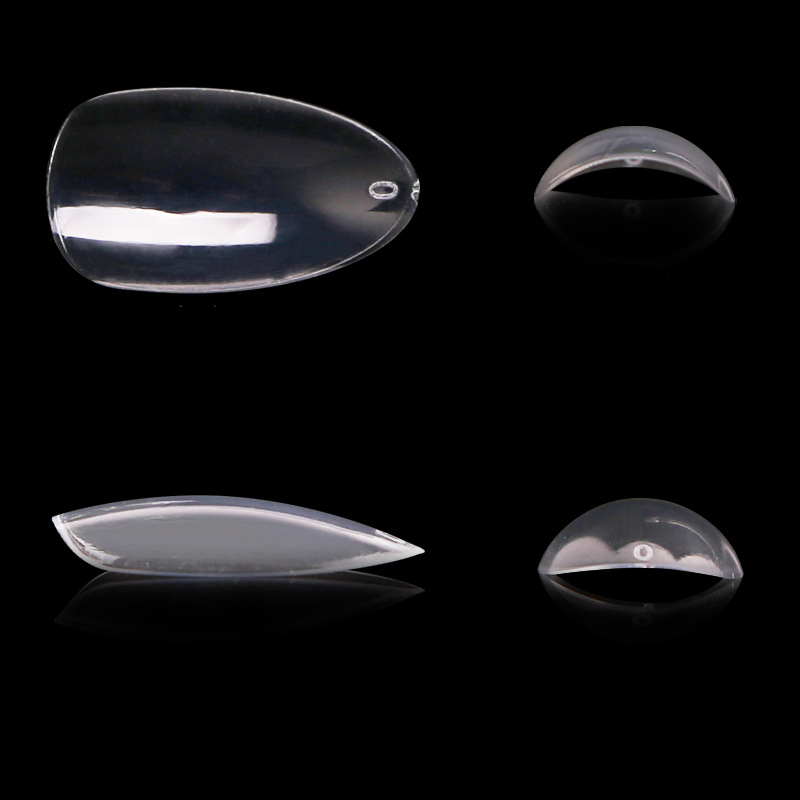 600 Stks/partij Korte Amandel Volledige Cover Nail Tips Stiletto Valse Nep Nagels Voor Nails Extension System Nail Tech Tips Diy gereedschap