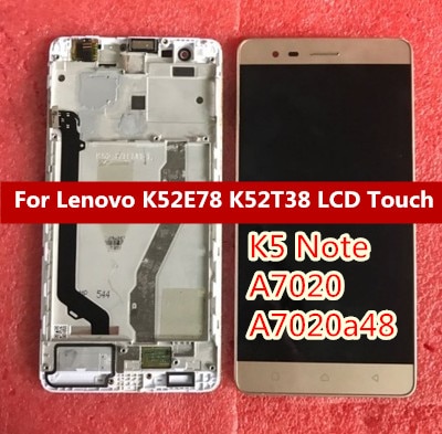 black white gold For Lenovo K5 Note A7020 A7020a48 K52t38 k52e78 Full LCD DIsplay + Touch Screen Digitizer Assembly