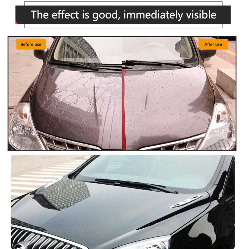 Cera de Carnauba para coche, cera para pintura de cristal duro, cuidado reparador para arañazos, mantenimiento, cera para pintura, recubrimiento de superficie, esponja gratis