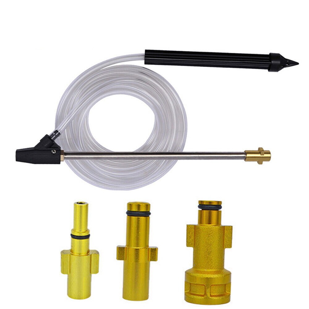 60°C / 140°F High Pressure Washers Set Sandblaster Kit Wet Siphon Hose
