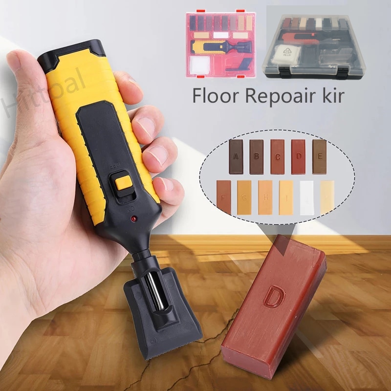 Laminate Floor Repair Kit Melting Laminate Repairing Kit Wax System Accessories Carpentry Scratches Multitool Mend Flooring Tool