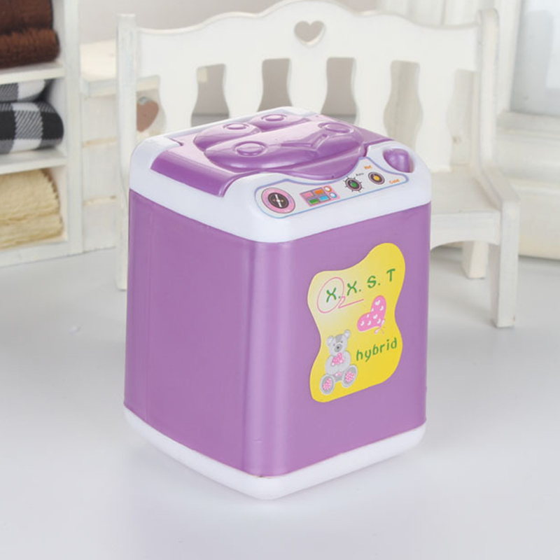 Kids Washing Machine Pre School Play Toy Washer Washing Beauty Sponges YH-17