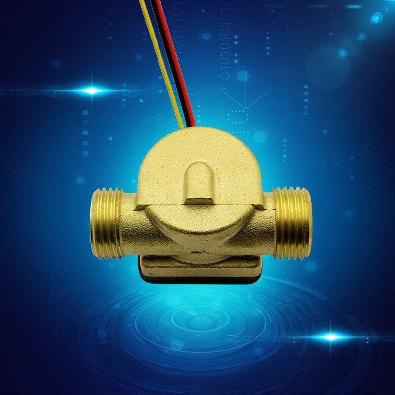 DN15 Water Flow Sensor Hal Waterstroom Sensor Water Verbruik Koperen Water Flow Sensor