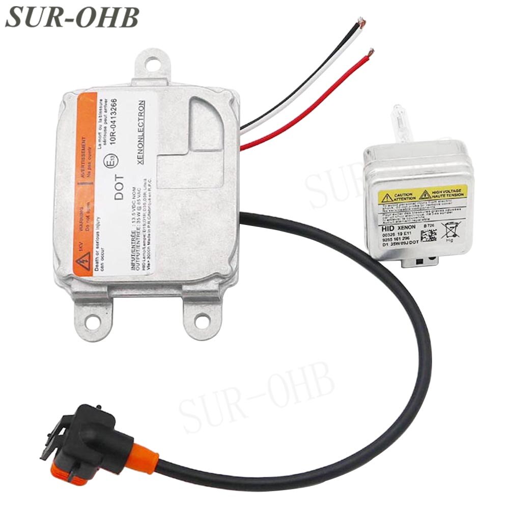 xenon 10r-0413266 d1s d1r frontlys gjemte seg ballast kontrollenhet modul 35 xt 5-d1 12v til Ford - 10 r 0413266 kabel 4300k 6000k pære