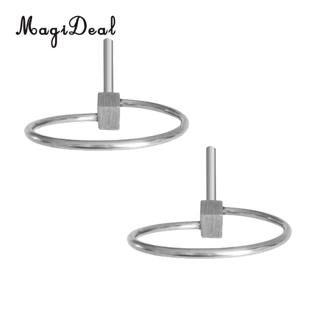 Magideal 2 delar 4mm båt kajak kanot släpvagn traktor vagn lynch pin clip
