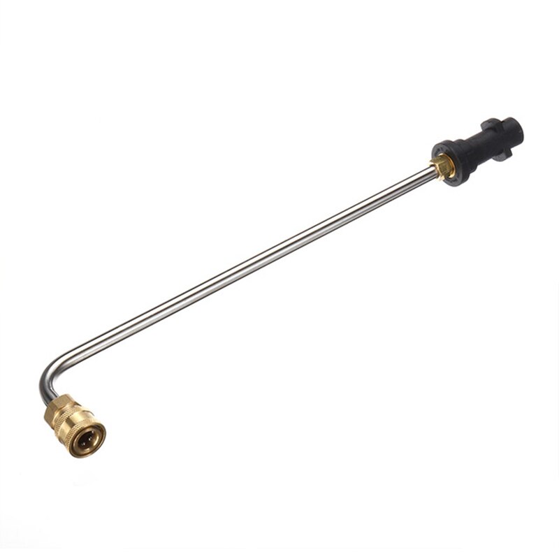 Hogedrukreiniger Lance Wand 1/4 ''Quick Connect + Adapter Voor Karcher K2-K7 Anti-Corrosie Tuin Water Vervanging: 90  Curved