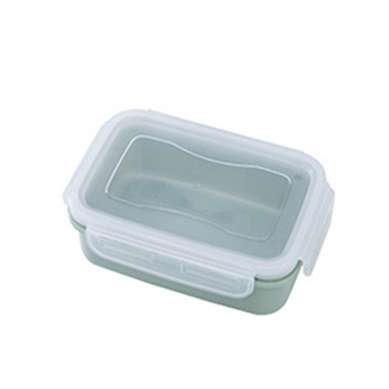 Newly Mini Home Round/Square Plastic Refrigerator Crisper Kitchen Food Storage Sealed Box Kitchen VA88: Army Green