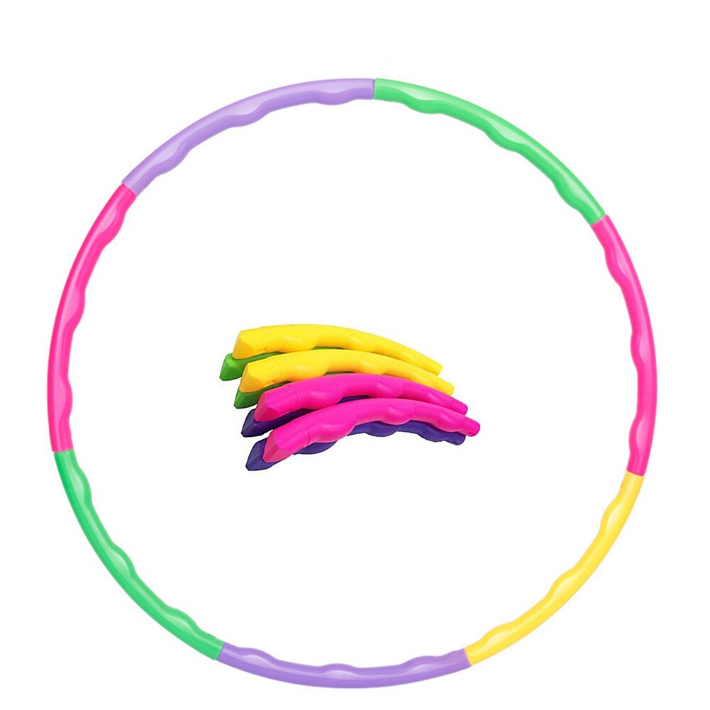 Gewogen Oefening Hoepel Kids Draagbare Verwijderbare Hoepel Voor Gymnastiek Dans Zwemmen En Pet Training Indoor Outdoor Kleur