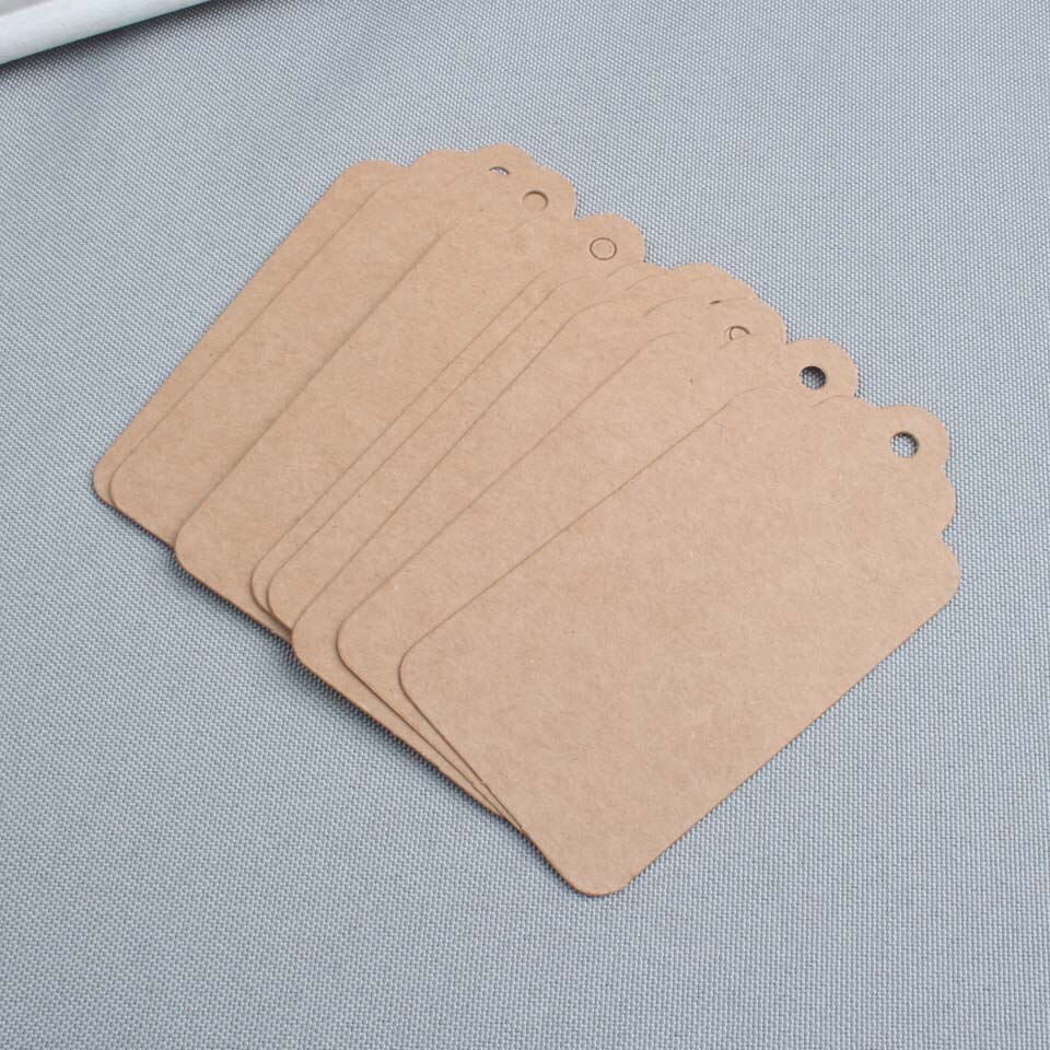 Voorraad Blank Kraft Tags Kartonnen Prijzen Tags Diy Merkt Labels Bruin Papier Labels 200 Stuks Veel