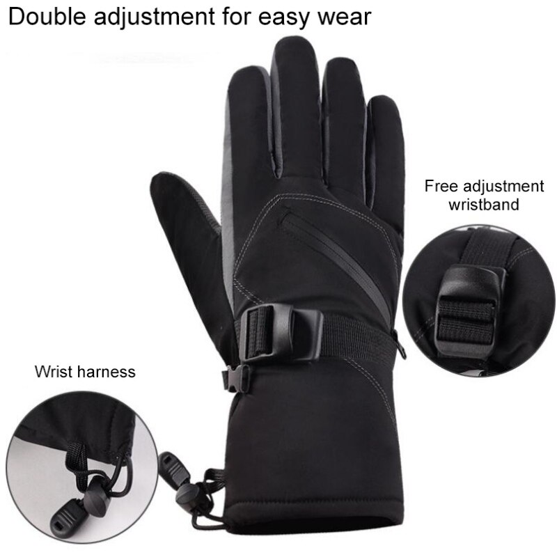 Heren Ski Handschoenen Snowboard Handschoenen Sneeuwscooter Motorrijden Winter Handschoenen Winddicht Waterdicht Unisex Sneeuw Handschoenen